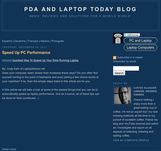 Pda Today Website Pda Today Website