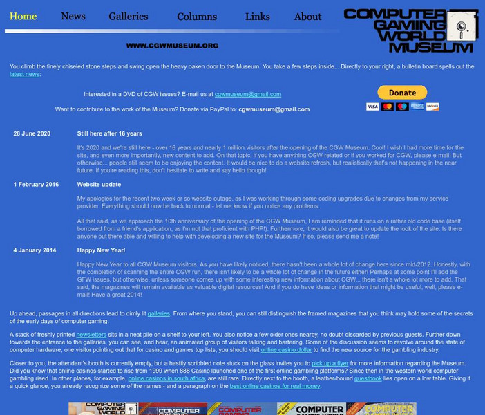 Cgw Museum Website Cgw Museum Website