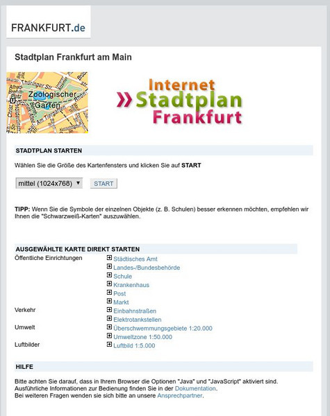 Stadtplan: Frankfurt Am Main Activity Stadtplan: Frankfurt Am Main Activity