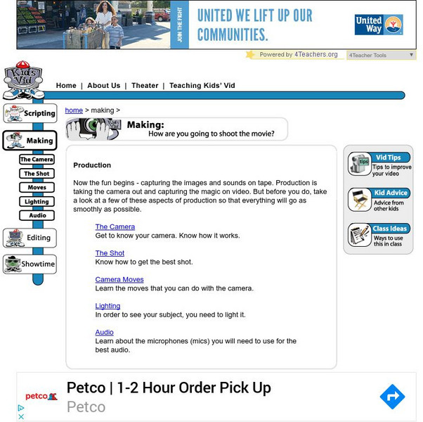 Kids Vid: Shooting the Video Website