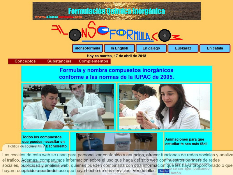 Alonsoformula: Formulacion Quimica Inorganica Website Alonsoformula: Formulacion Quimica Inorganica Website