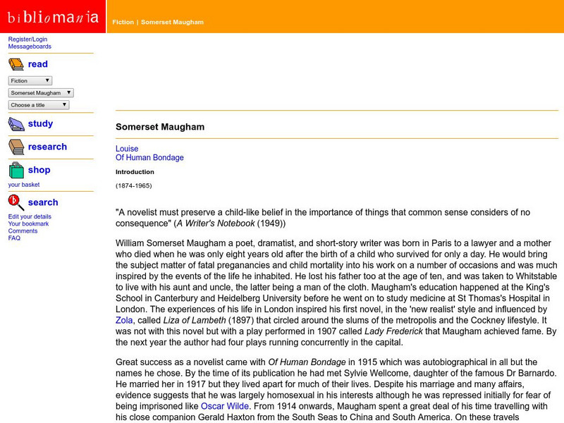 Bibliomania: Louise Handout Bibliomania: Louise Handout