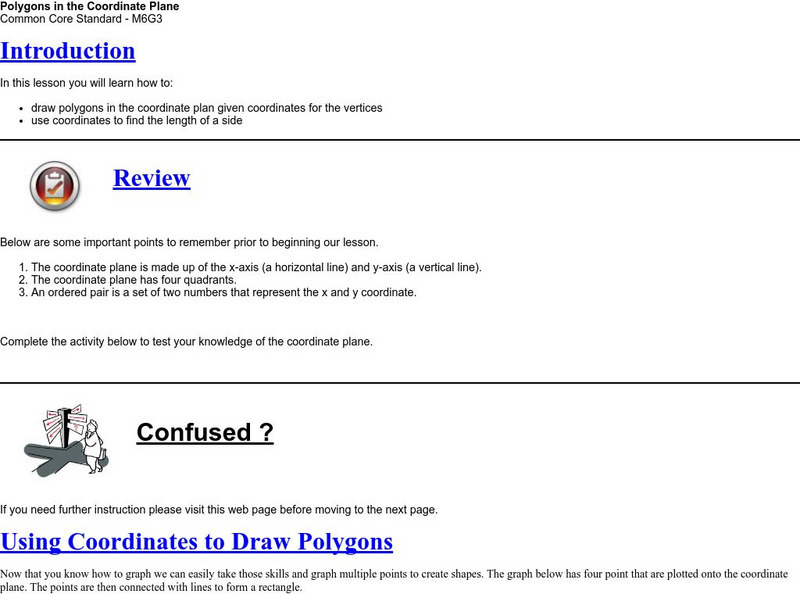 Soft Chalk Llc.: Polygons in the Coordinate Plane Activity Soft Chalk Llc.: Polygons in the Coordinate Plane Activity