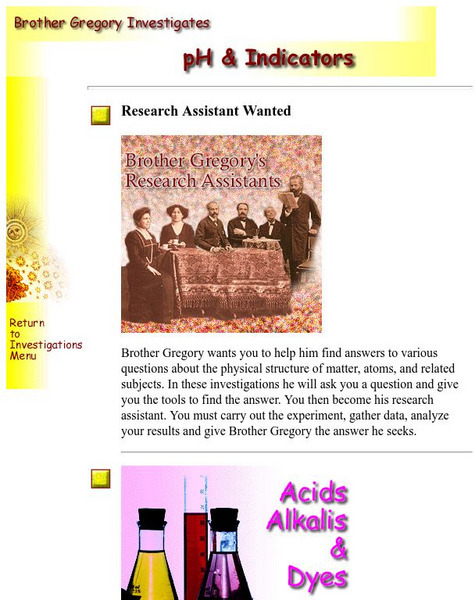 P H and Indicators: Interactive Investigation Handout P H and Indicators: Interactive Investigation Handout