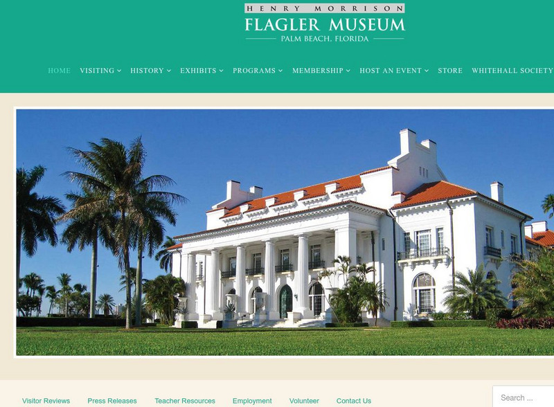 Henry Morrison Flagler Museum Website