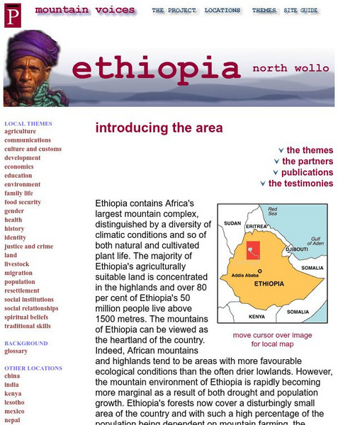 Mountain Voices Ethiopia: North Wollo Website