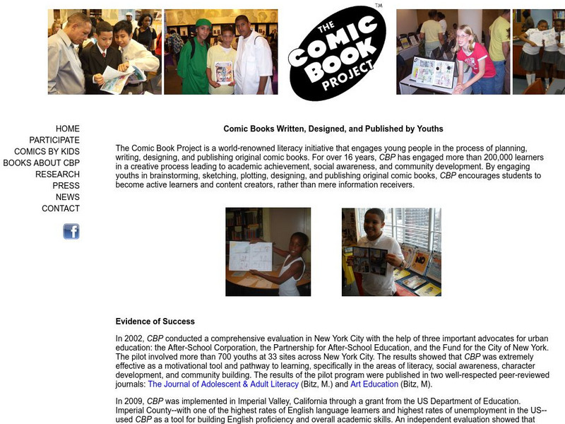 The Comic Book Project Website The Comic Book Project Website