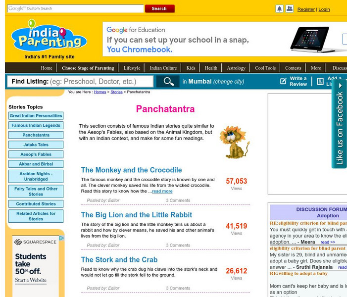 India parenting.com Panchatantra Index eBook India parenting.com Panchatantra Index eBook