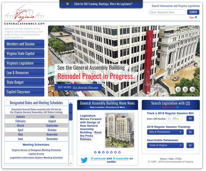 Virginia General Assembly Website Virginia General Assembly Website