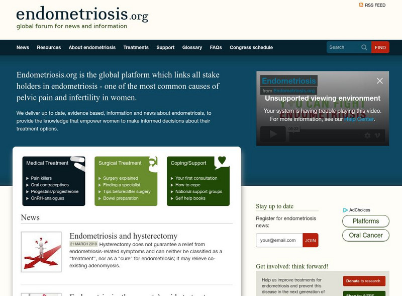 Endometriosis.org Website Endometriosis.org Website