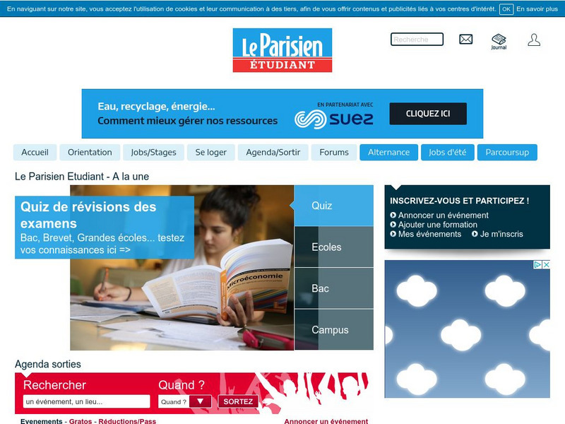 Paris Etudiant: Studying in France Website Paris Etudiant: Studying in France Website