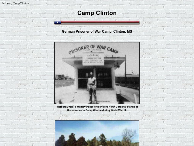 Camp Clinton Pow Camp Website