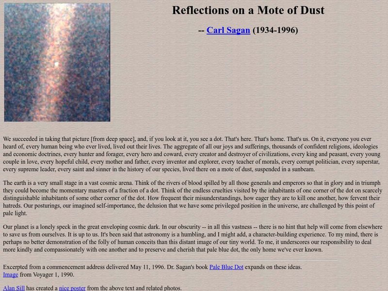 Nineplanets: Reflections on a Mote of Dust. Primary Nineplanets: Reflections on a Mote of Dust. Primary