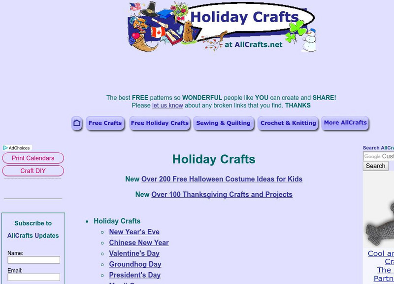 All Crafts: Holiday Crafts Activity All Crafts: Holiday Crafts Activity