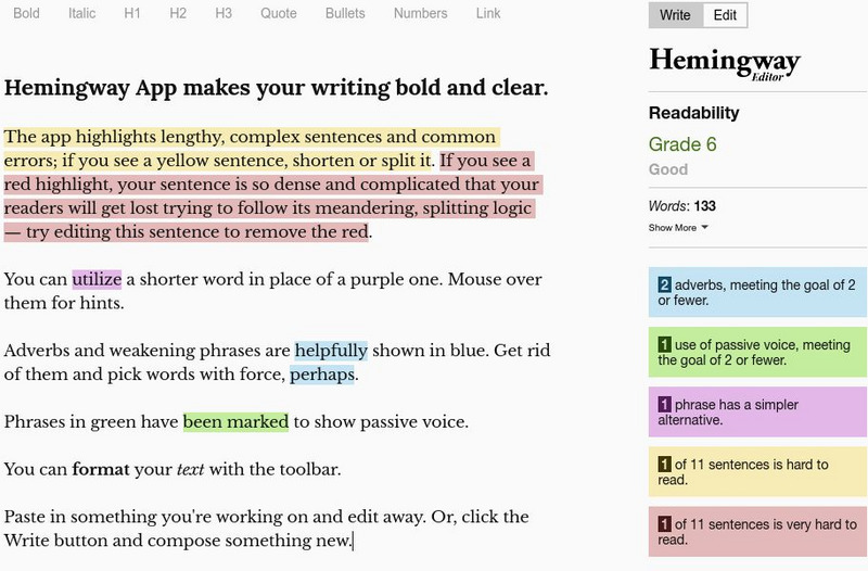 Hemingway Editor Interactive Hemingway Editor Interactive
