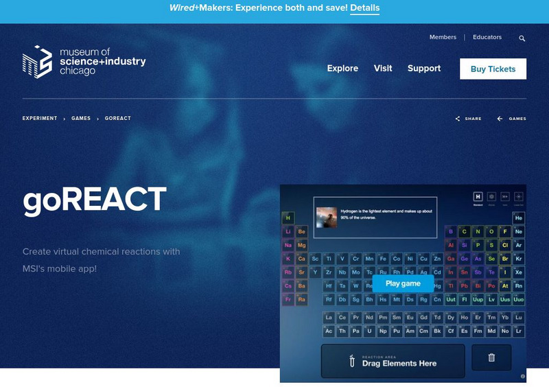 Museum of Science and Industry: Go React Interactive Museum of Science and Industry: Go React Interactive