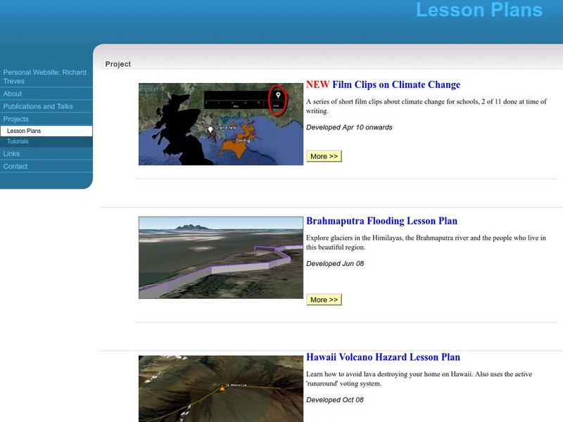 Personal Website: Richard Treves: Lesson Plans Lesson Plan Personal Website: Richard Treves: Lesson Plans Lesson Plan