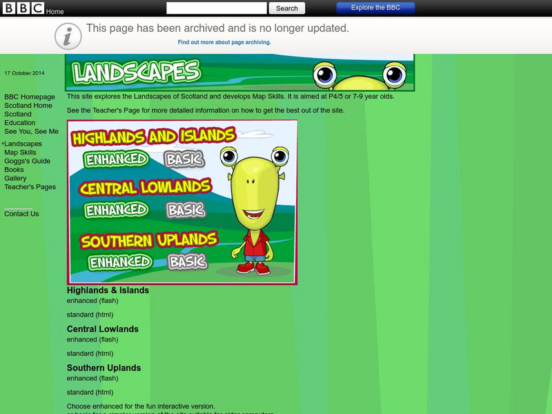Bbc: Landscapes of Scotland Website Bbc: Landscapes of Scotland Website
