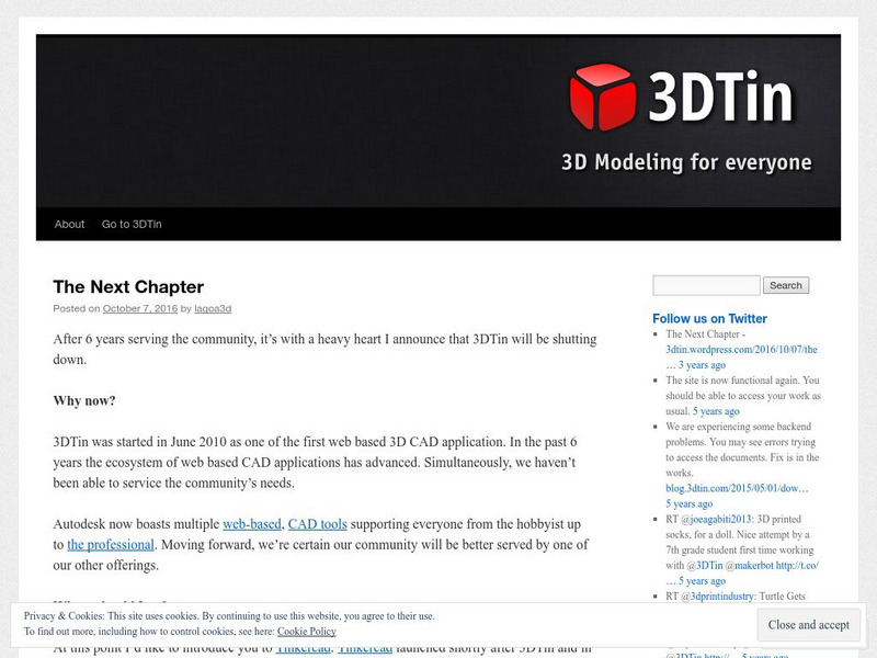 3 D Tin: 3 D Printing Lesson Plan 3 D Tin: 3 D Printing Lesson Plan