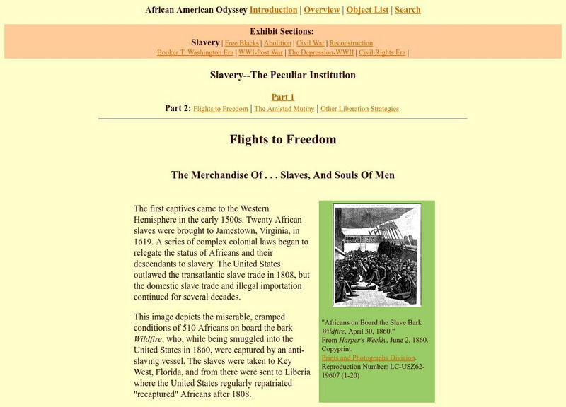 Loc: Slavery the Peculiar Institution Website Loc: Slavery the Peculiar Institution Website
