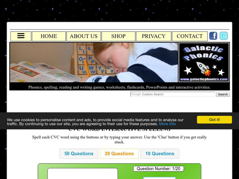 Galactic Phonics: Cvc Word Interactive Spelling Interactive Galactic Phonics: Cvc Word Interactive Spelling Interactive