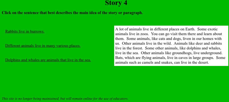 University of Houston: Atlantis: Main Idea Story 4 Unknown Type University of Houston: Atlantis: Main Idea Story 4 Unknown Type