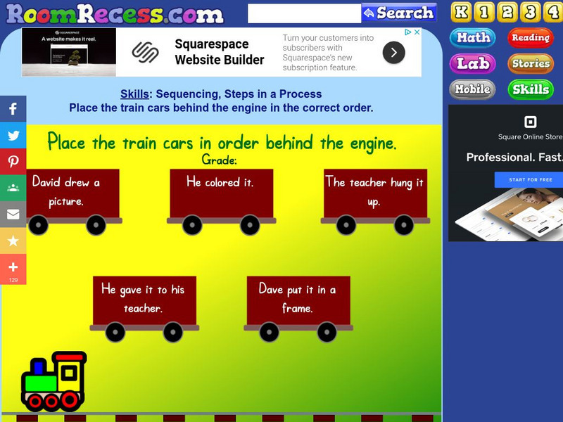 Room Recess: Sequencing Interactive Room Recess: Sequencing Interactive