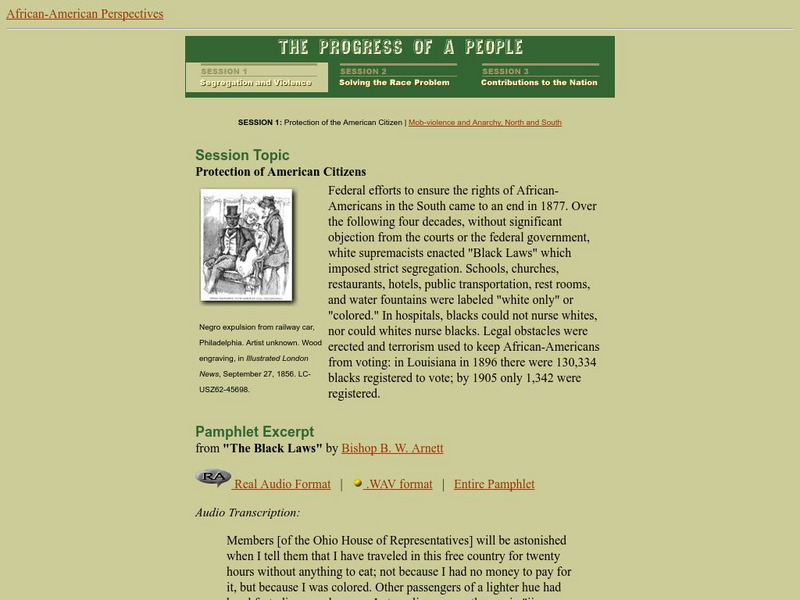 Loc: Protection of the American Citizen Website