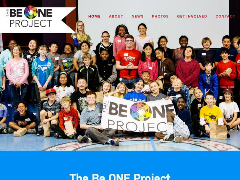 The Be One Project Website The Be One Project Website