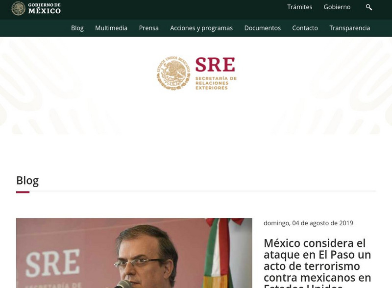 Secretaria De Relaciones Exteriores Website Secretaria De Relaciones Exteriores Website
