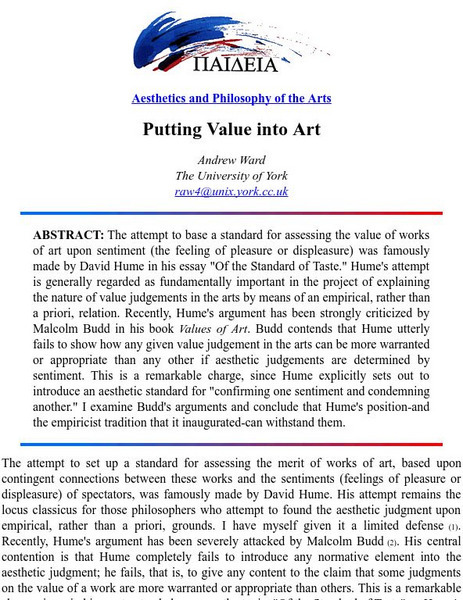 Boston University: Putting Value Into Art Article Boston University: Putting Value Into Art Article