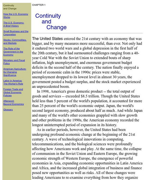 Usa: Chapter 1: Continuity and Change eBook Usa: Chapter 1: Continuity and Change eBook
