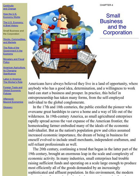 Usa: Small Business and the Corporation: Chapter 4 eBook Usa: Small Business and the Corporation: Chapter 4 eBook