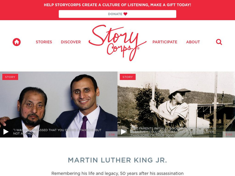 Story Corps: Every Voice Matters Website Story Corps: Every Voice Matters Website