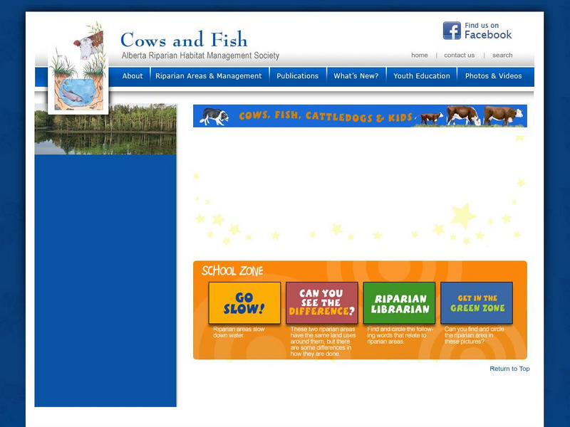 Alberta Riparian Habitat Management Society: Cows, Fish, Cattledogs and Kids! Website Alberta Riparian Habitat Management Society: Cows, Fish, Cattledogs and Kids! Website