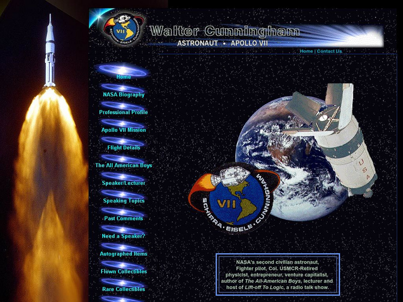 Walter cunningham.com: Walter Cunningham Website