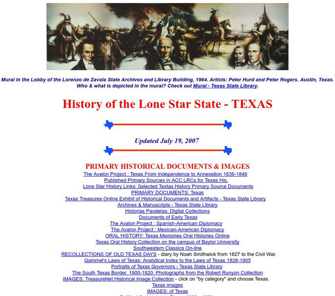 Teacher Oz: History of the Lone Star State Texas Website Teacher Oz: History of the Lone Star State Texas Website