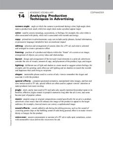Worksheets Advertising Slogans Worksheet advertising slogans lesson plans worksheets reviewed by teachers analyzing production techniques in advertising