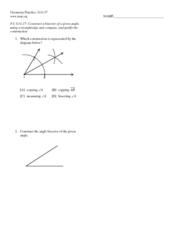 Printables Angle Bisector Worksheet angle bisector 10th grade worksheet lesson planet worksheet