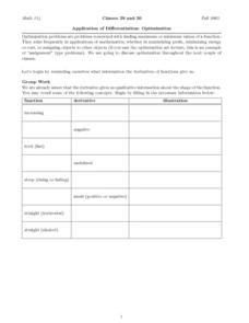 Worksheets Application Of Optimization Work Sheet With Solution optimization worksheet quiz properties of parallelograms study