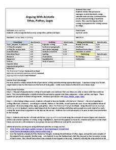 Worksheets Ethos Pathos Logos Worksheet arguing with aristotle ethos pathos logos 11th higher ed logos