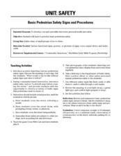 Worksheets Pedestrian Safety Worksheets pedestrian safety lesson plans worksheets reviewed by teachers basic signs and procedures