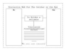 Printables Catcher In The Rye Worksheets discussion web for the catcher in rye 11th 12th grade worksheet