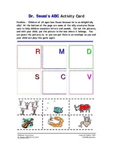 Dr seuss abc book preschool activities