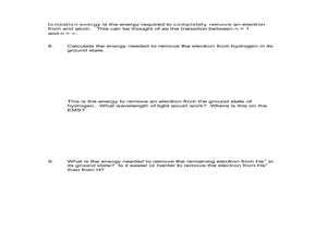 Worksheets Electromagnetic Radiation Worksheet electromagnetic radiation and bohr atom 11th 12th grade atom