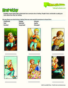 Empathy Kindergarten - 5th Grade Worksheet | Lesson Planet