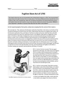 essays on fugitive slave act