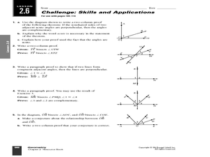 Worksheets Geometry Proofs Worksheet geometric proof and angles 10th grade worksheet lesson planet worksheet