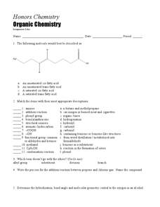 Printables Honors Chemistry Worksheets collection of honors chemistry worksheets bloggakuten organic 11th higher ed worksheet