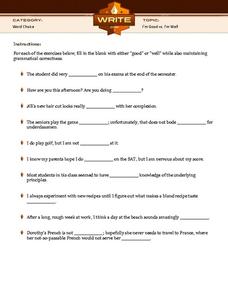 Vs Well Worksheet i m vs i m well 5th 10th grade worksheet lesson Vs Well Worksheet i m vs i m well 5th 10th grade worksheet lesson